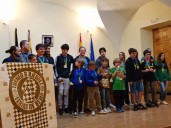 Avelino Álvarez y Lucía Sánchez ganan el torneo de ajedrez Ferias de Béjar