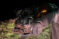 TREMENDO ACCIDENTE! Dos camionetas de frente y un herido grave en Corrientes