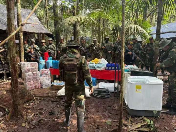 Operación Escudo Bolivariano Maroa destruye 24 instalaciones Tancol en Amazona