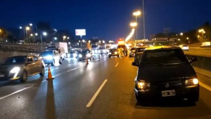 Choque en cadena en Panamericana: 7 autos involucrados y demoras