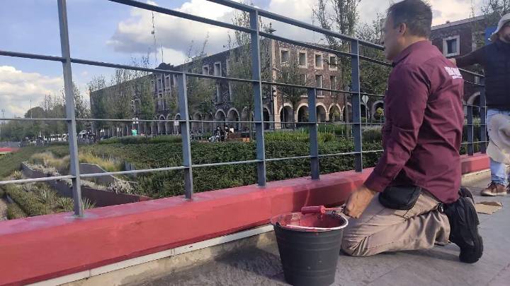 Parque de la Ciencia Fundadores se pinta de guinda previo a la Filem