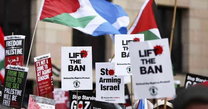 Edinburgh protest leads to arrests under Terrorism Act after crowds gathered