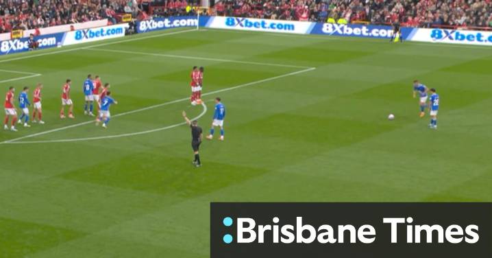Forest burned after controversial free kick