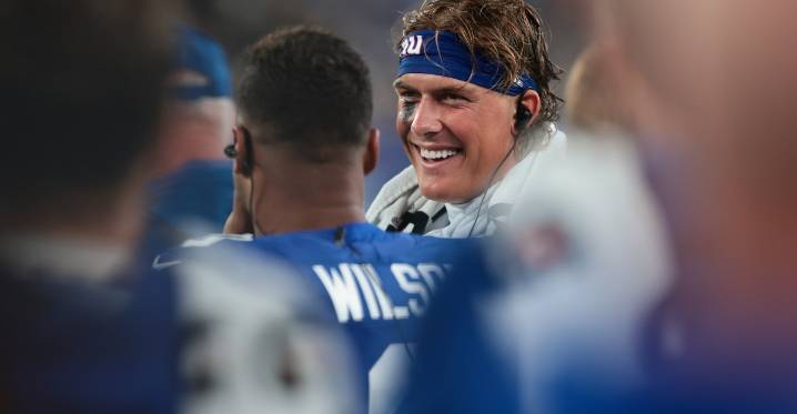 Jaxson Dart era begins: Giants bench Russell Wilson