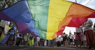 Pride march in Serbia denounces police violence against antigovernment protesters