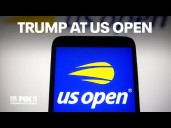 President Donald Trump at the U.S. Open in New York