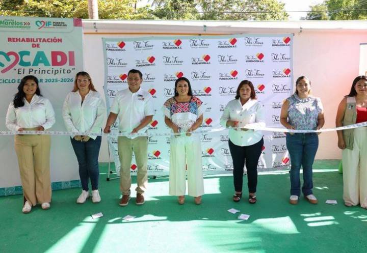 Entrega Blanca Merari la rehabilitación del CADI ‘El Principito’