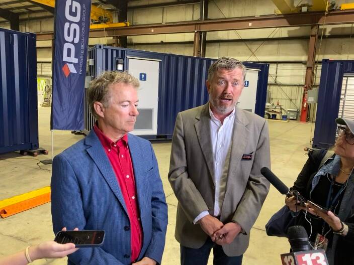 Targeted by Trump, Rep. Thomas Massie teams up with Rand Paul for district tour