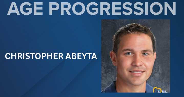 National Center for Missing Children releases new age progression photo of Christopher Abeyta