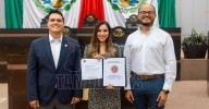 Agua, familia y participación, los ejes del Primer Informe de Katalyna Méndez