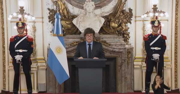 Milei anunció aumentos para jubilados, personas con discapacidad, salud y universidades