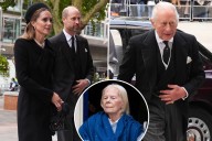 Royals gather for Katharine, Duchess of Kent funeral: photos