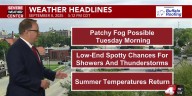 After a long stretch of fall-like temperatures, the summer warmth returns this week