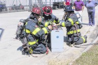 Forklift battery catches fire at Lowe’s