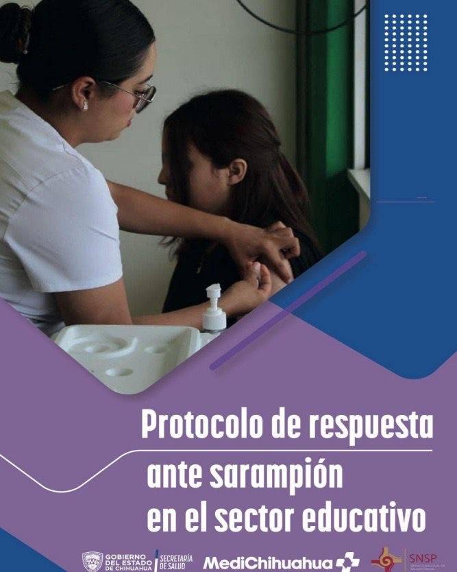 Cuenta estructura educativa con Protocolo de Actuación ante casos de sarampión en entornos escolares