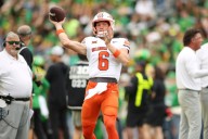 No. 6 Oregon routs Oklahoma State 69-3 for Cowboys' biggest loss under Gundy