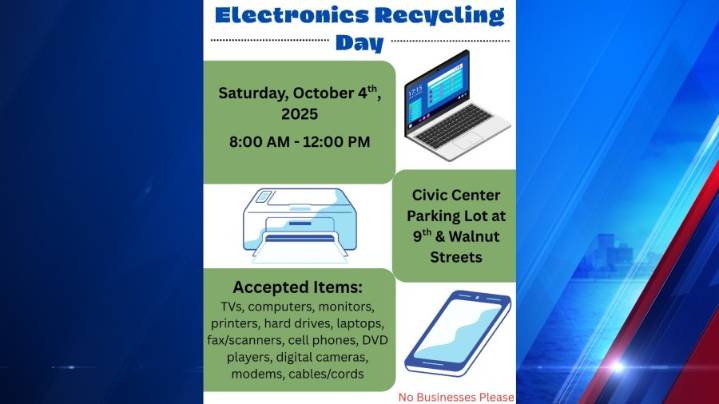 Vanderburgh County's Electronics Recycling Day approaching