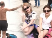 Familias aprovechan que salió el sol para ir a las playas de Lima