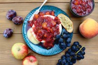 Make your own any-fruit chutney that lasts, paired with baked brie