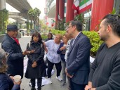 Denuncian telefonistas activos y jubilados violación a sus derechos laborales