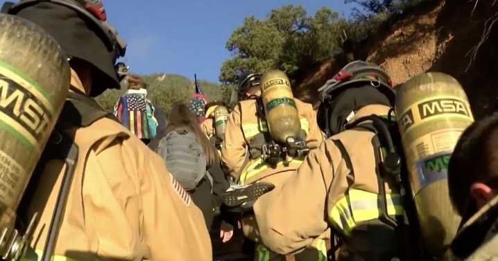Firefighters honor 9/11 heroes with annual Manitou Incline climb