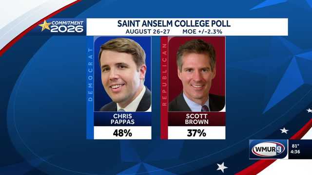 Poll shows Pappas leading potential Republican nominees in Senate race