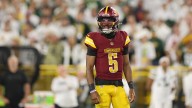 Jayden Daniels still not practicing Friday before Commanders game Sunday