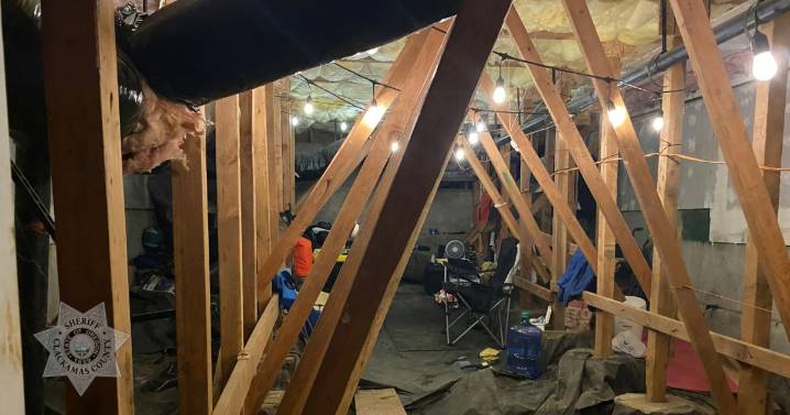 Man arrested after he was found allegedly living in Oregon condo complex crawl space