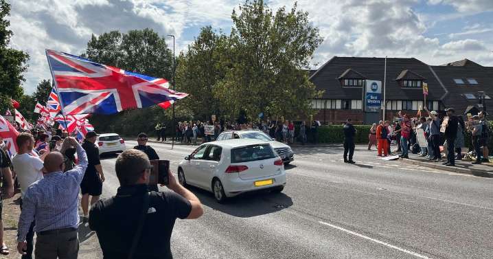 'Stop the boats' to 'refugees welcome' - Inside both sides of asylum hotel protest