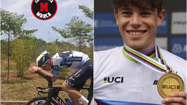 Iván Romeo, ante el reto del año: "Si me sale la crono que tengo en mente, puedo estar muy adelante"