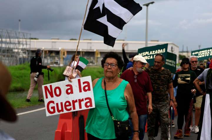 Puerto Rico: Protestan contra las maniobras militares de EEUU en la isla