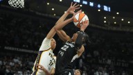 Kelsey Mitchell scores 34 points, leads Fever to Game 1 upset win over Aces, 89
