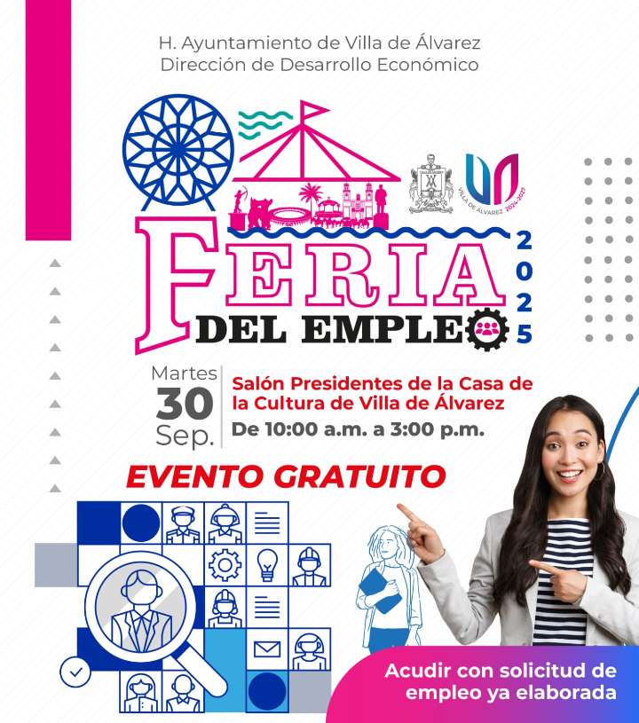 Realizará el Ayuntamiento de VdeA Feria del Empleo el 30 de septiembre