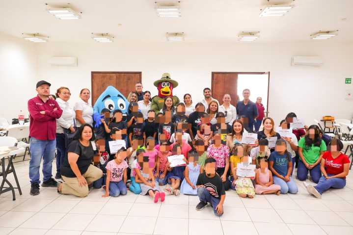 Participan Niñas y niños de Casa Hogar y CAMEF del DIF-Reynosa en talleres de Espacios Sostenibles 2030