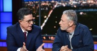 Nolte: Jon Stewart and Stephen Colbert Make Jimmy Kimmel's Suspension All About Stewart and Colbert