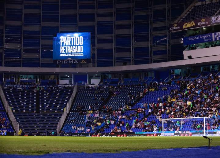 Aplazan el Puebla-Chivas por tormenta eléctrica