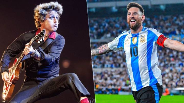 El mensaje del cantante de Green Day para Messi durante su show en Argentina: qué dijo