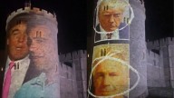 Manifestantes proyectan imágenes de Trump y Epstein sobre el castillo de Windsor
