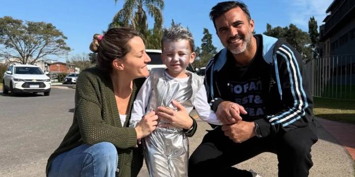 La emoción de Mica Viciconte por la primera actuación de Luca en el jardín de infantes: “Orgullo y amor”