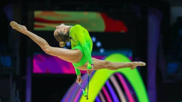 Oro con acento venezolano: Jimena Domínguez se corona campeona sudamericana en Gimnasia #22Sep
