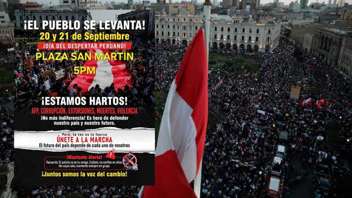 Hoy inicia jornada de protesta de colectivos juveniles contra Dina Boluarte y Congreso