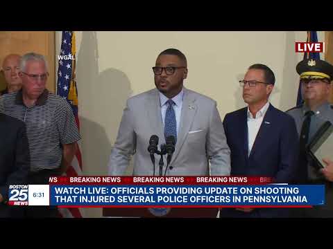Officials providing update on shooting that injured several police officers in Pennsylvania