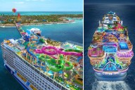 World's largest cruise ship sets sail on maiden voyage