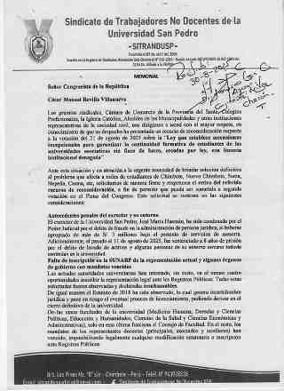 SE BUSCA ANULAR PETICION DEL RECURSO DE RECONSIDERACION A VOTACIÓN SOBRE UNIVERSIDADES ASOCIATIVAS