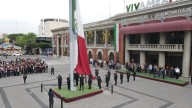 Tlalnepantla honra al Lábaro Patrio con ceremonia de izamiento de bandera