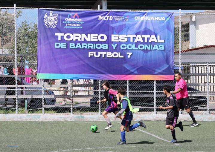 Participan seis municipios del estado en el torneo “Barrios y Colonias” de fútbol en Riberas de Sacramento