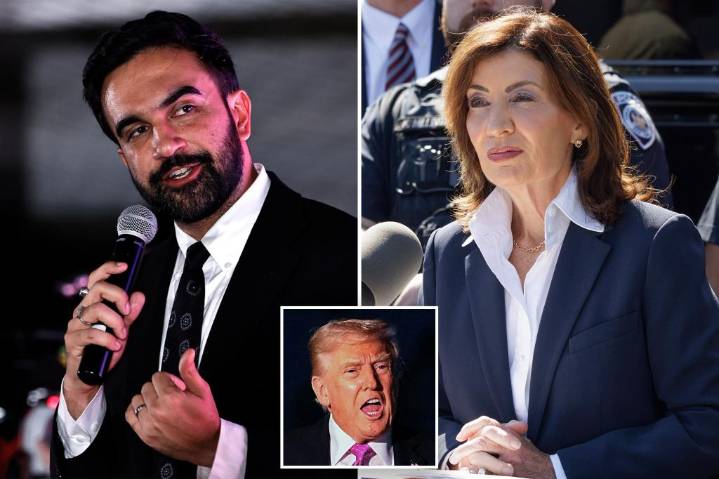 Trump threatens to withhold federal funds from NY after Hochul's 'shocking' Mamdani endorsement