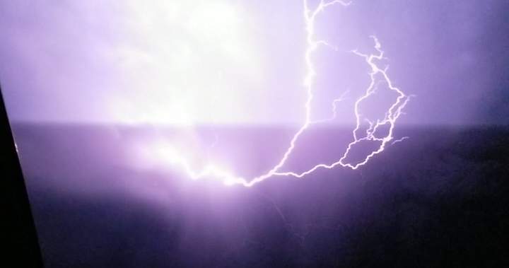 Lightning strikes spark spike in B.C. wildfire numbers