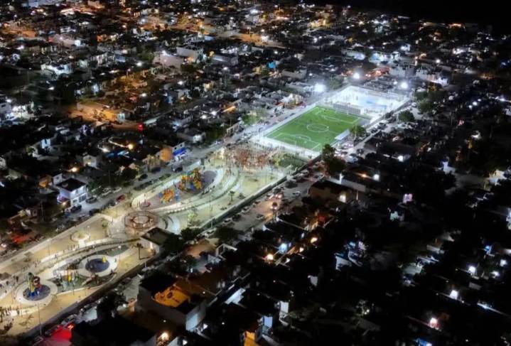Christian Agúndez inaugura centro recreativo en la colonia Altamira