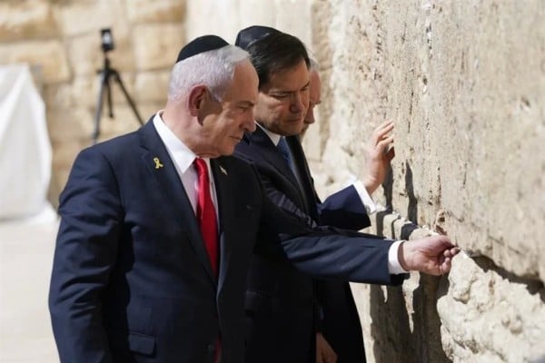 Celebra Netanyahu lazos con EU tras visita de Rubio